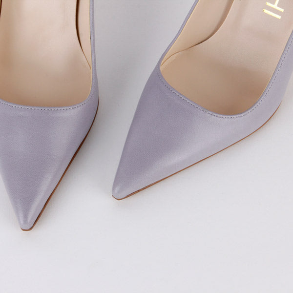*HEMERY - lavender leather, 8cm size UK 3