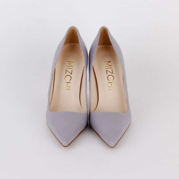 *HEMERY - lavender leather, 8cm size UK 3