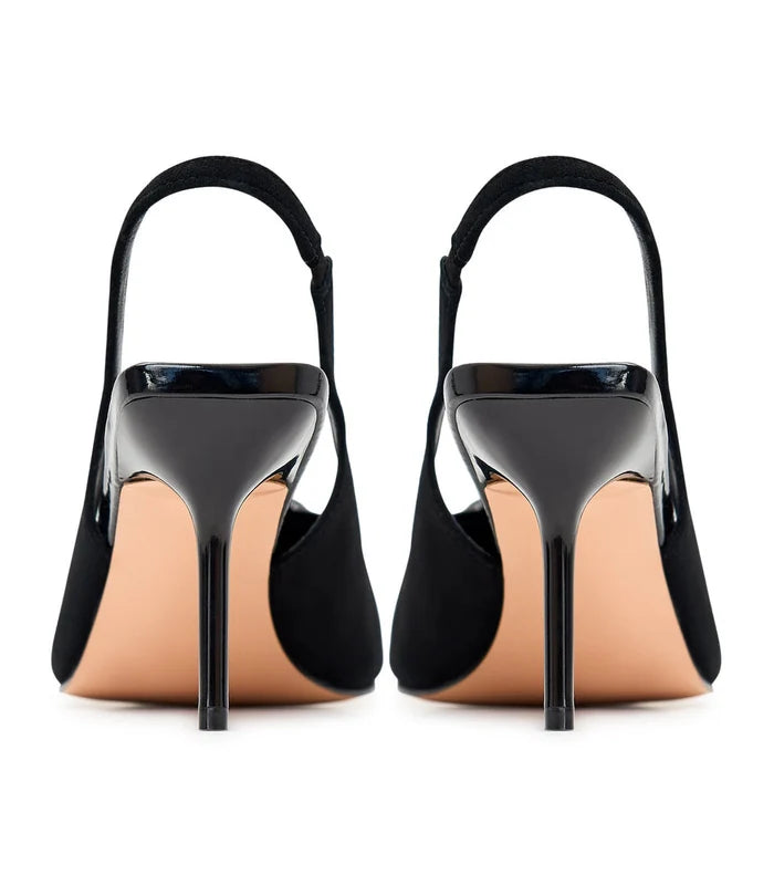 A stylish pair of black high heeled pumps by Harper, a must-have in every woman's shoe collection for a touch of elegance and sophistication.