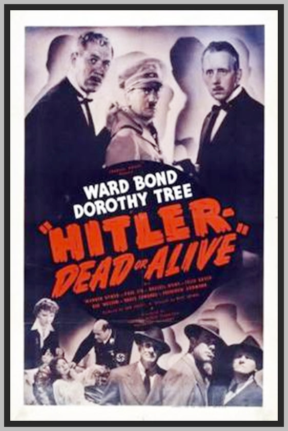 HITLER - DEAD OR ALIVE - 1942 - WARD BOND - RARE DVD