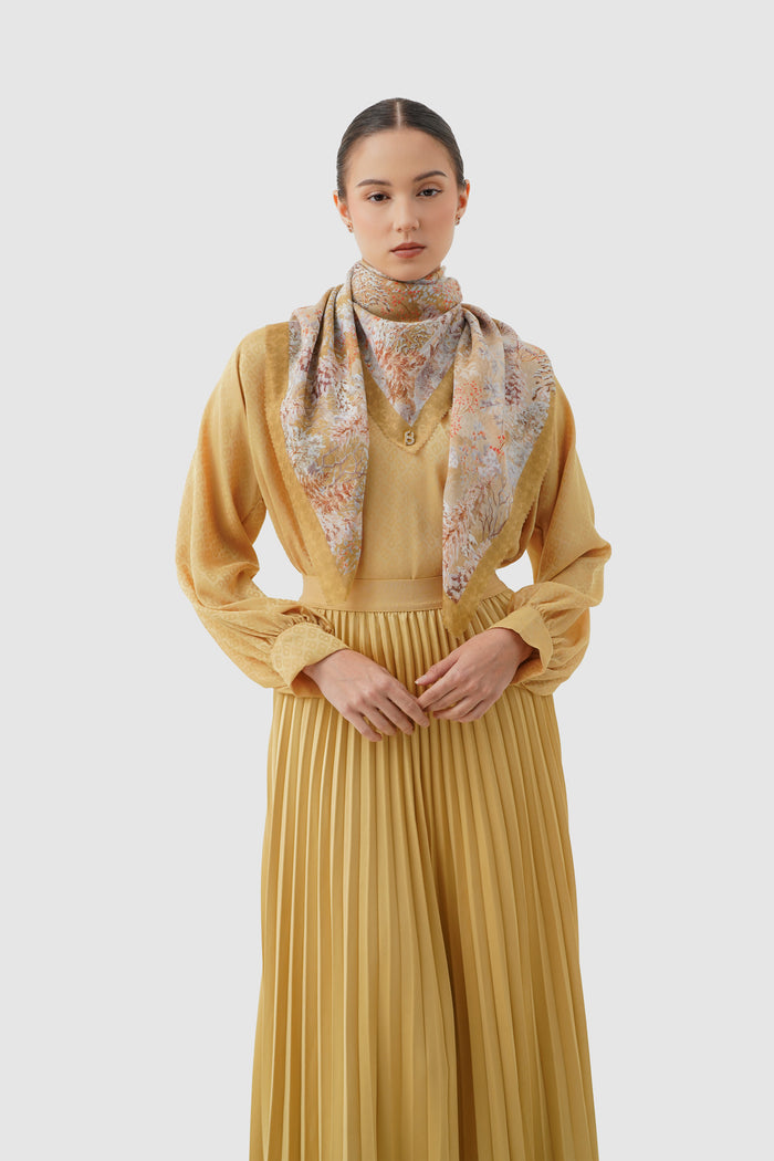 Holiday 3 Jacquard Voile - Chestnut