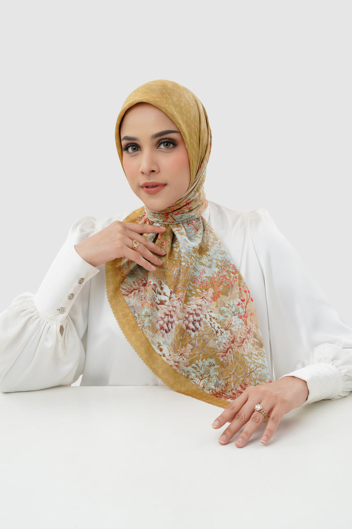 Holiday 3 Jacquard Voile - Chestnut
