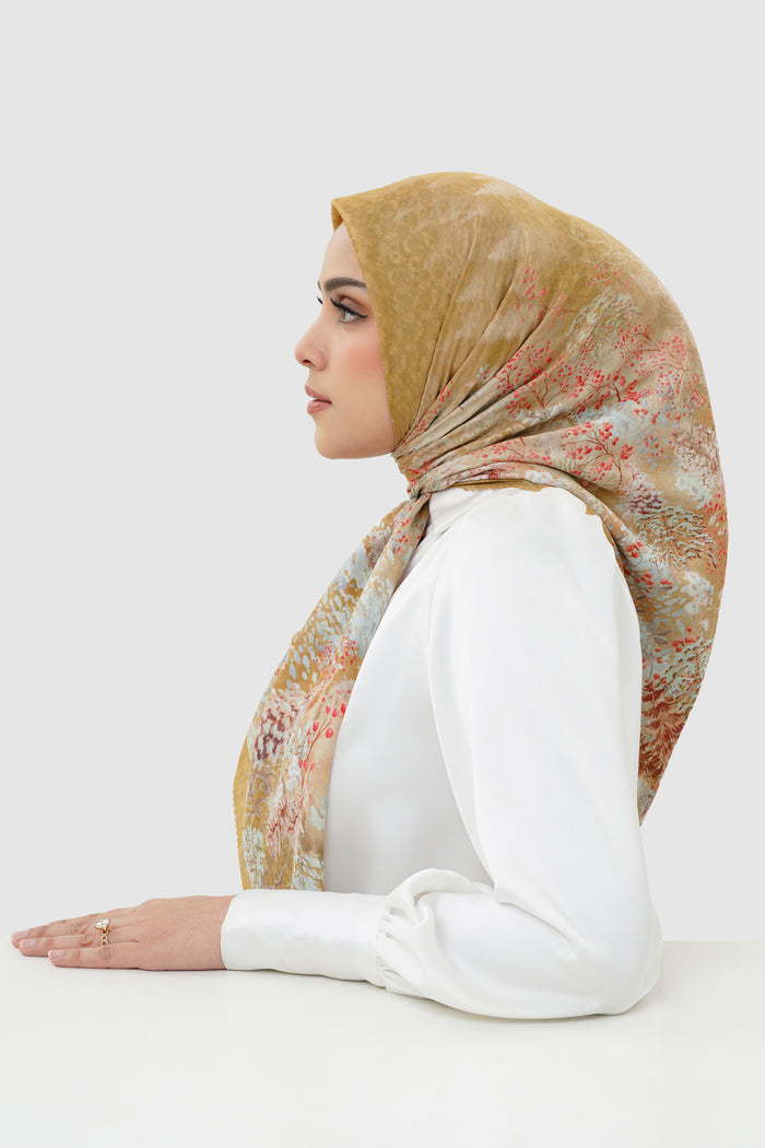 Holiday 3 Jacquard Voile - Chestnut