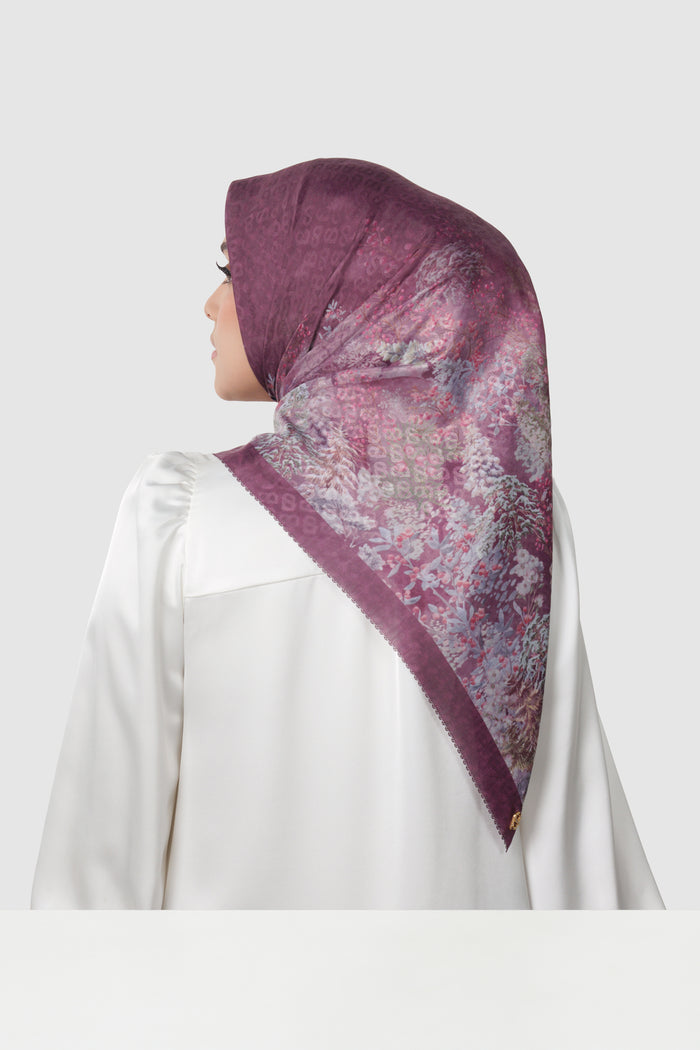 Holiday 3 Jacquard Voile - Cranberry