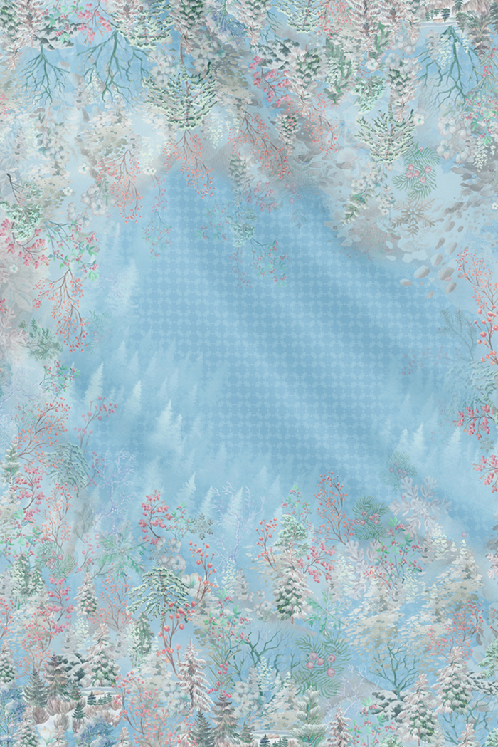Holiday 3 Jacquard Voile - Frost