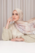 Holiday Satin Shawl - Clay