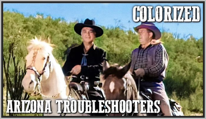 HOPALONG CASSIDY - ARIZONA TROUBLESHOOTERS - COLORIZED - DIGITAL DOWNLOAD
