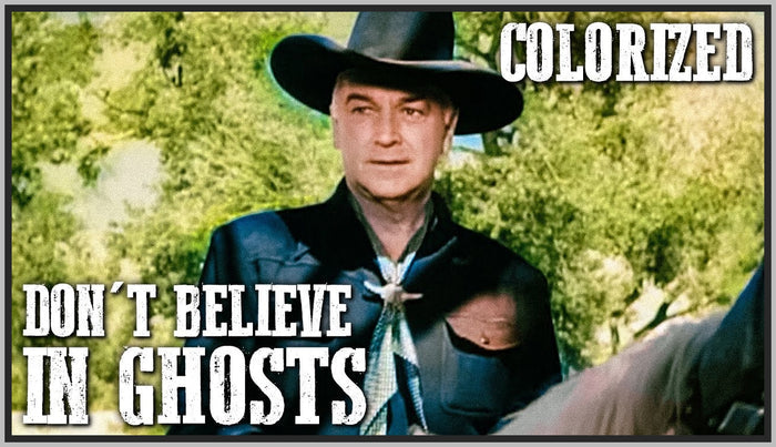 HOPALONG CASSIDY - DON'T BELIEVE IN GHOSTS - COLORIZED - DIGITAL DOWNLOAD