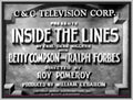 INSIDE THE LINES - 1930 - BETTY COMPSON - RARE DVD