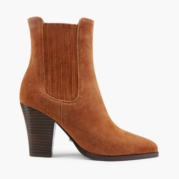 JENNY BROWN - suede cowboy boots