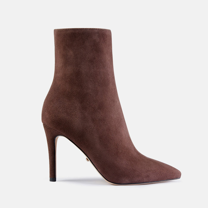 JINNY - classic Brown Suede  ankle boots