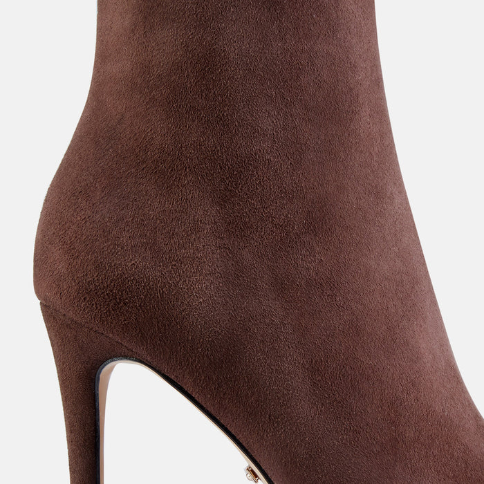 JINNY - classic Brown Suede  ankle boots