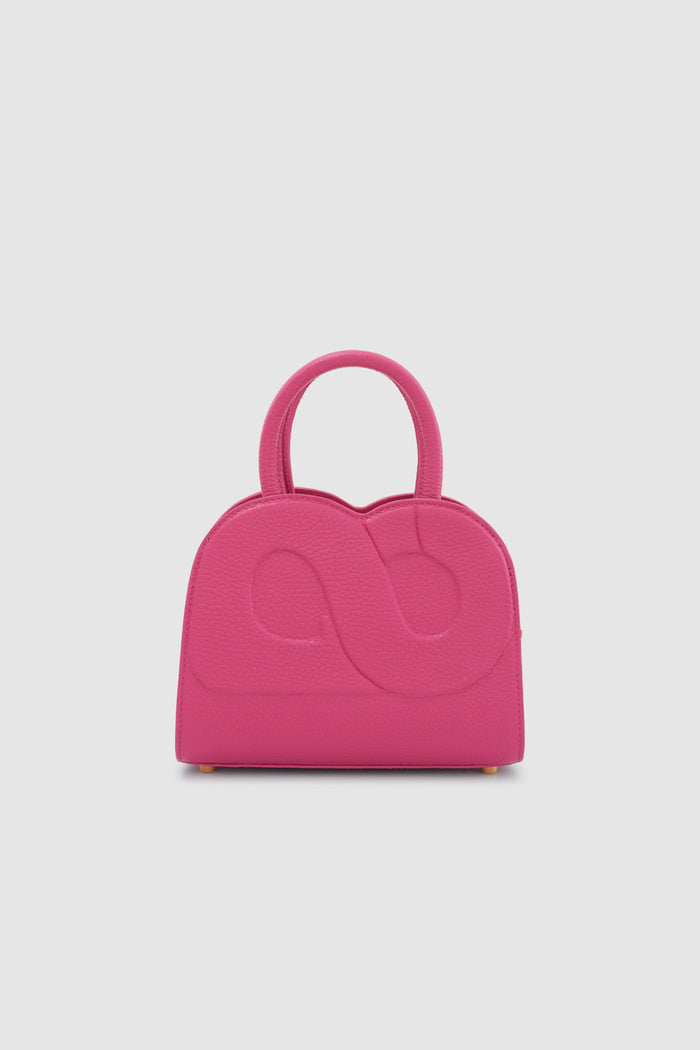 joy bag small in viva magenta by buttonscarves back view