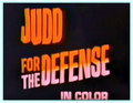 JUDD FOR THE DEFENSE - (1967) - TV SERIES - 12 DVDS