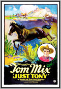JUST TONY - 1922 - TOM MIX - SILENT - RARE DVD