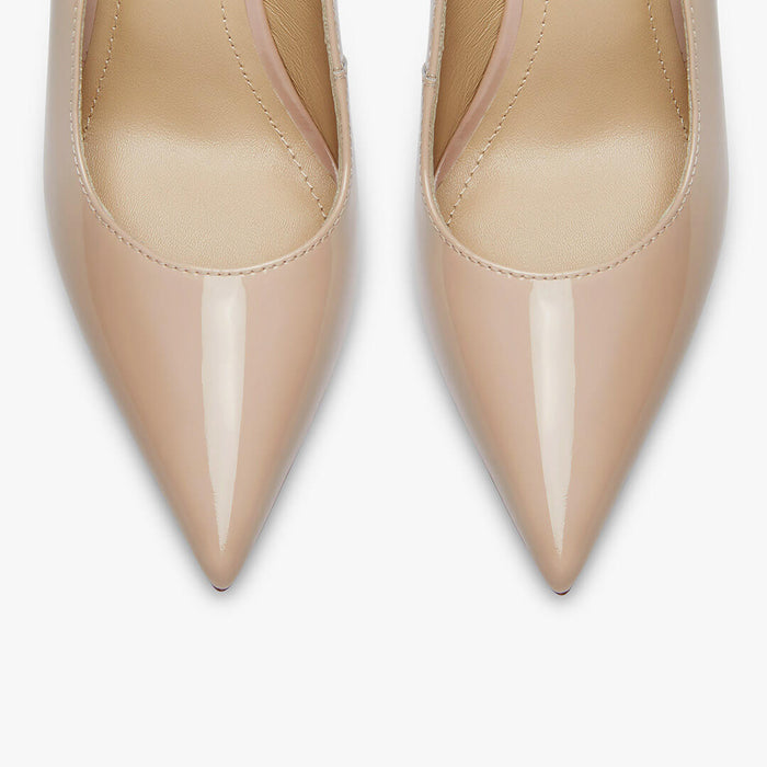 Kayte - Beige Patent Classic Pump
