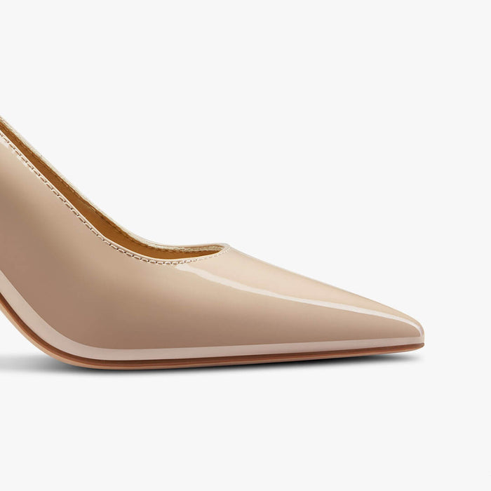 Kayte - Beige Patent Classic Pump
