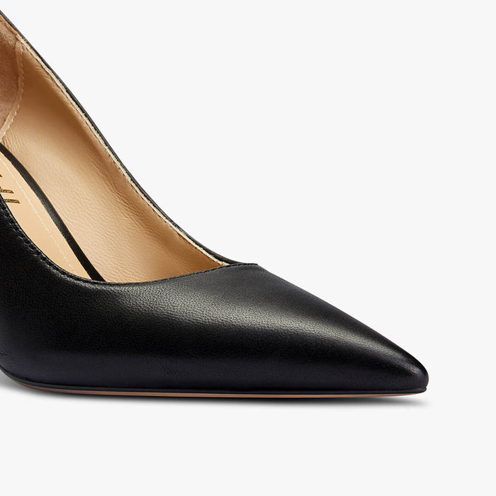 Kayte - Black Leather Classic Pump