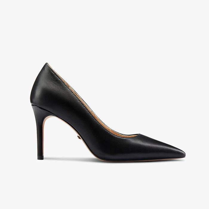 Kayte - Black Leather Classic Pump