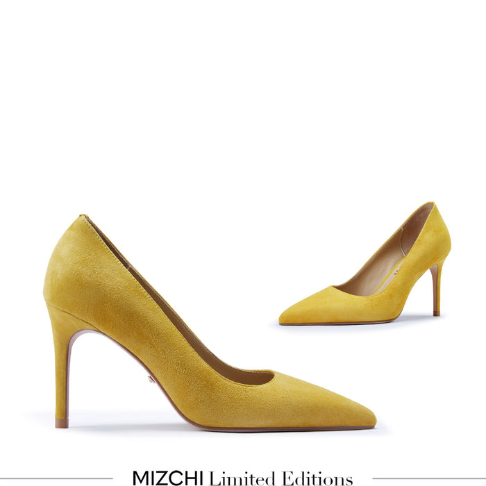 Kayte - Mustard Suede Classic Pump