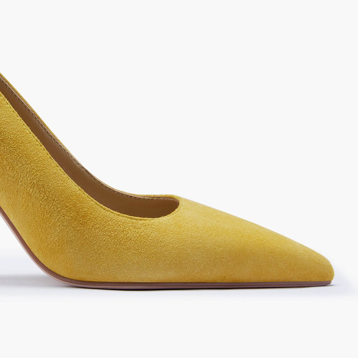 Kayte - Mustard Suede Classic Pump