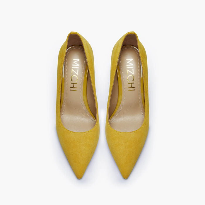 Kayte - Mustard Suede Classic Pump