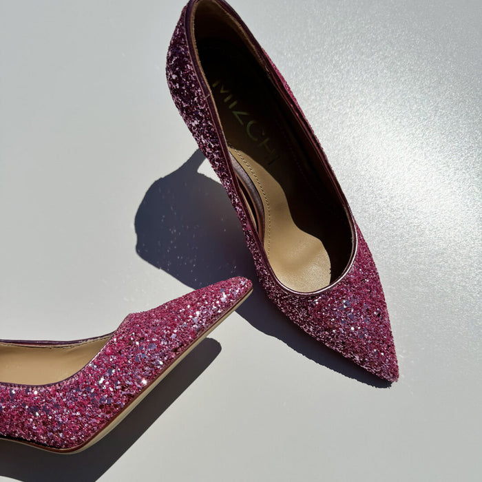 Kayte - Pink Glitter Party Pump