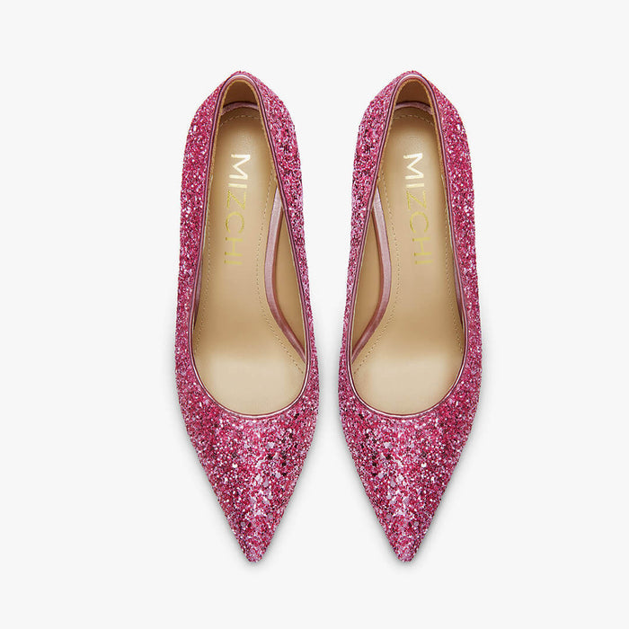 Kayte - Pink Glitter Party Pump