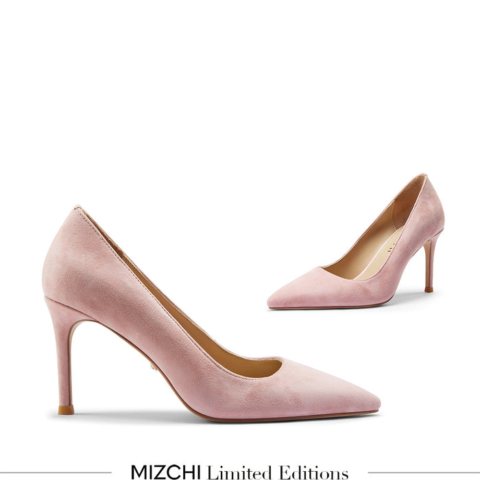 Kayte - Pink Suede Pump