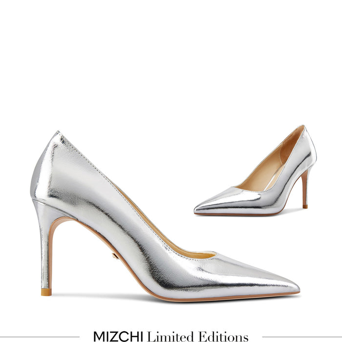 Kayte - Vintage Silver Classic Pump