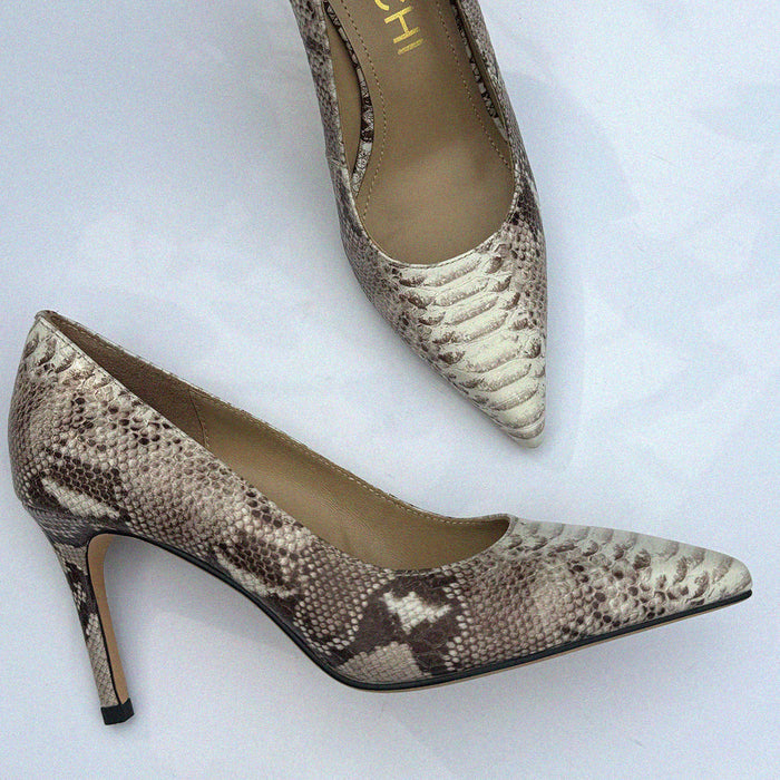 KAYTE PYTHON - snake effect classic pumps
