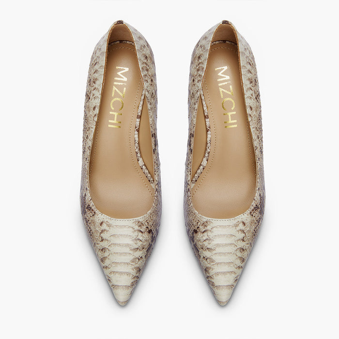 KAYTE PYTHON - snake effect classic pumps