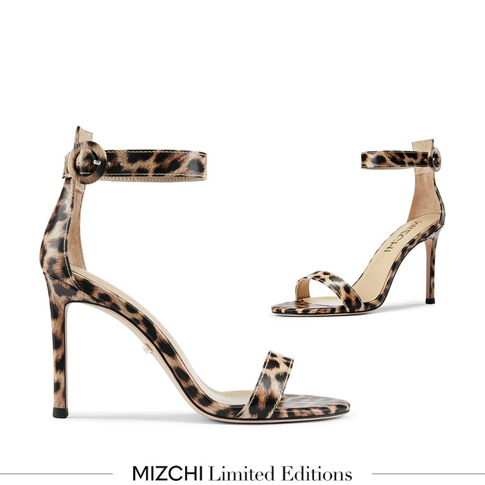KESIA LEOPARD - high sandal