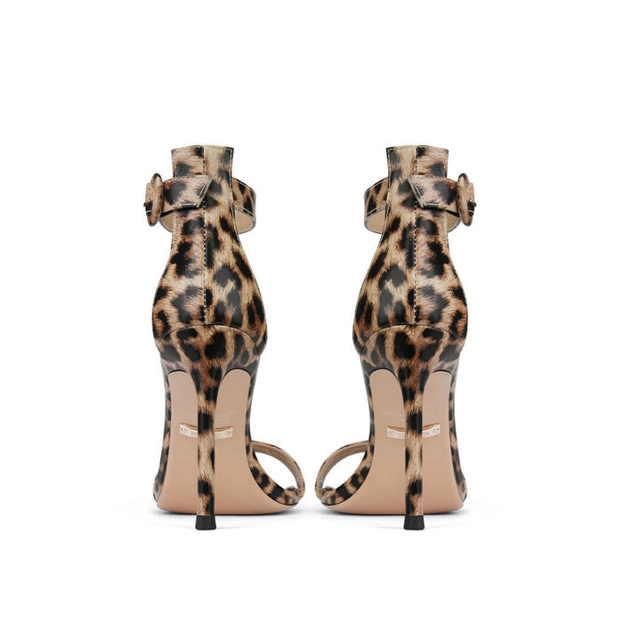KESIA LEOPARD - high sandal