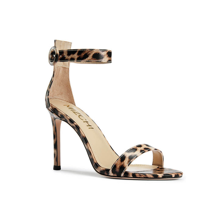 KESIA LEOPARD - high sandal