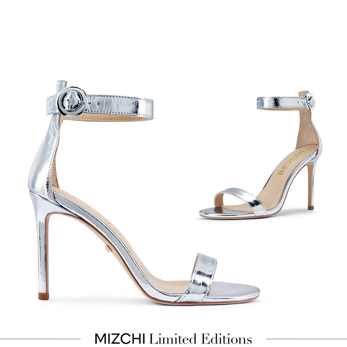 KESIA SILVER - high sandal