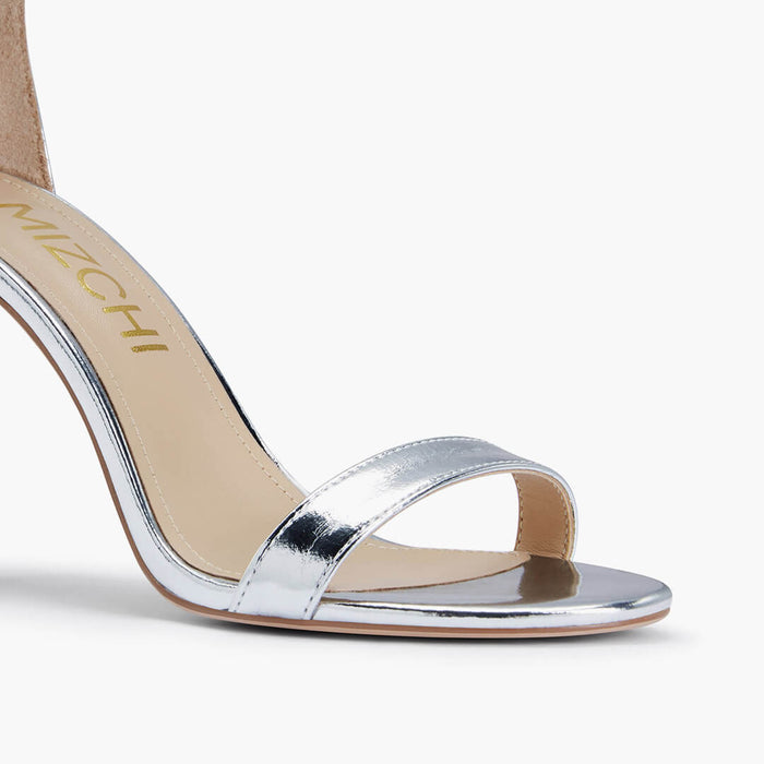 KESIA SILVER - high sandal