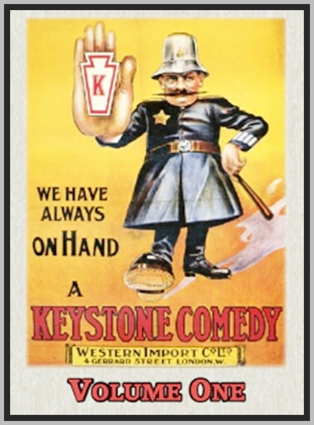 KEYSTONE COMEDIES - VOLUME 1 - (1915-24) - SILENT - RARE DVD