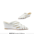 Kloss Off White - Leather Wedge