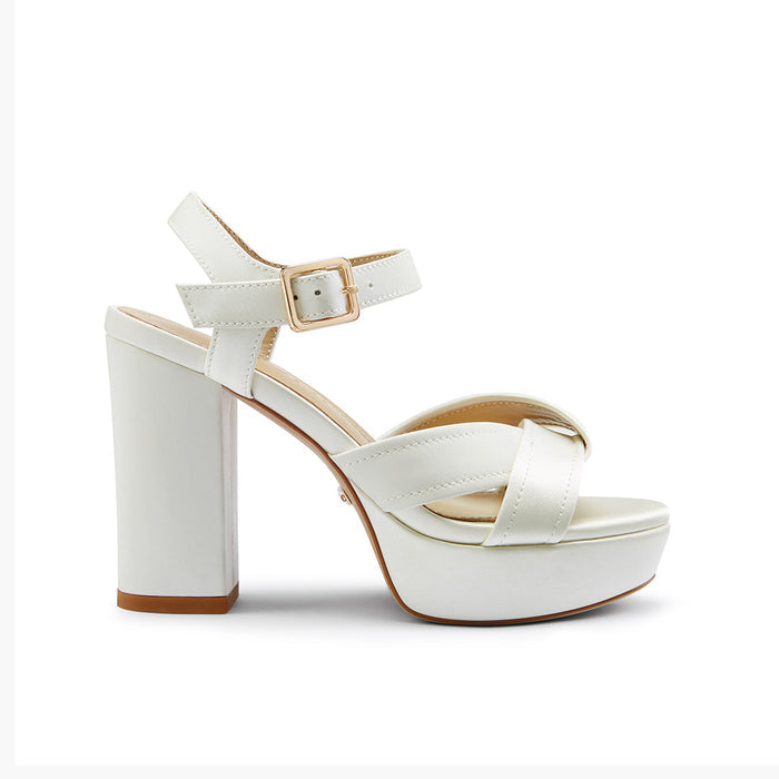 LA LUNA - bridal platform sandal