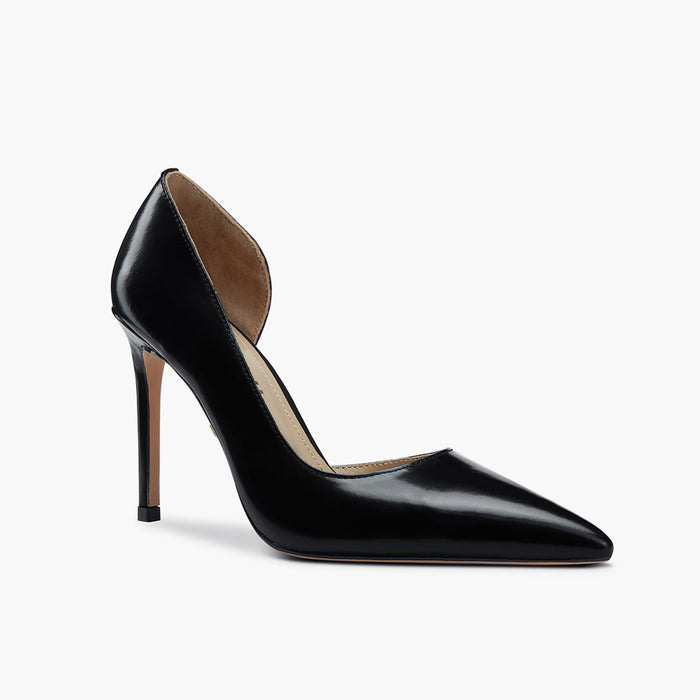 LALITA BLACK  - d'orsay cut heel