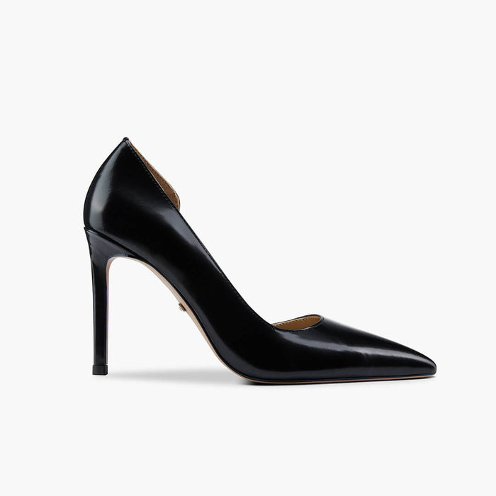LALITA BLACK  - d'orsay cut heel