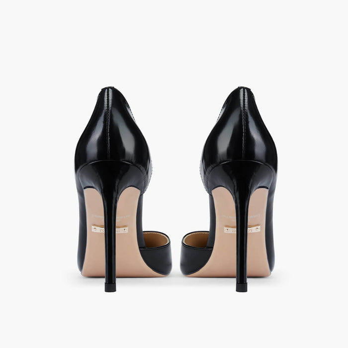 LALITA BLACK  - d'orsay cut heel