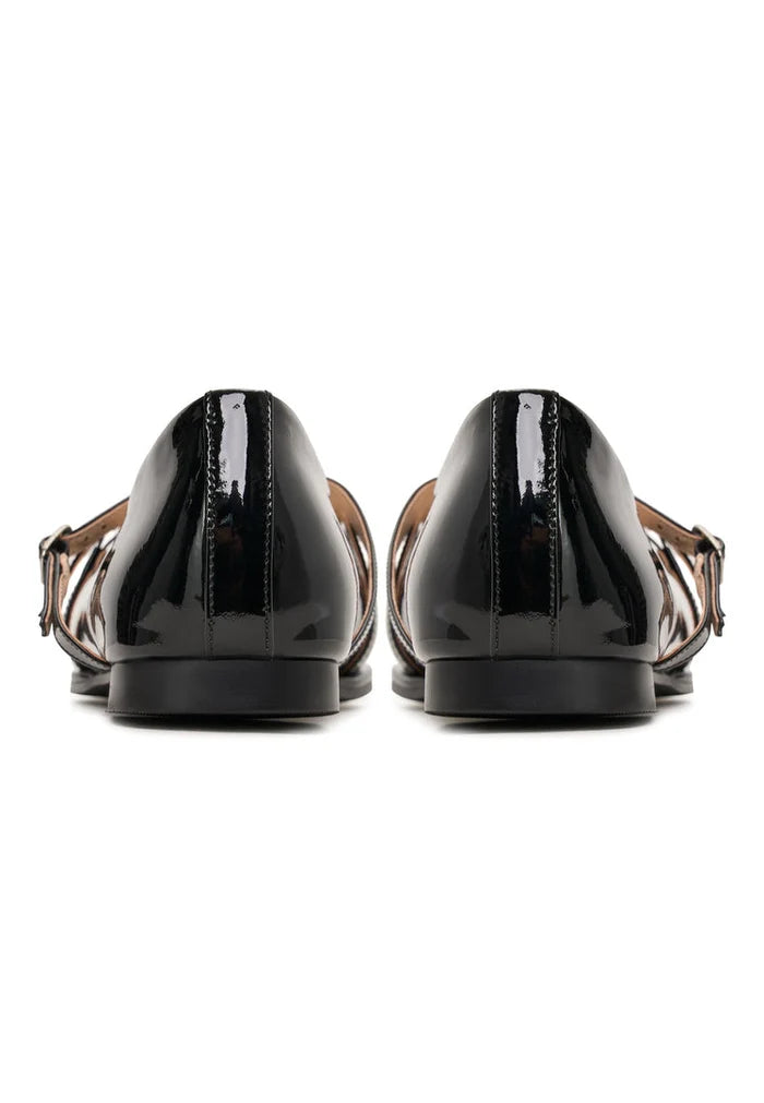 Leather Ballerinas Albina - Black