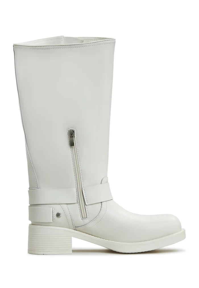 Leather  Boots Lily - Ivory
