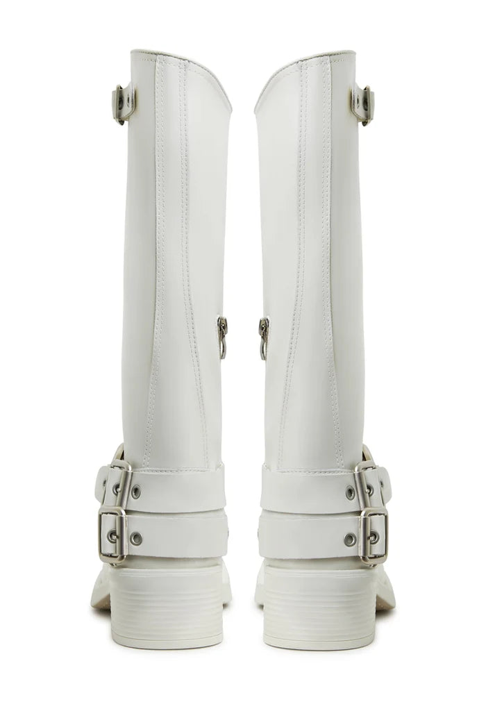 Leather  Boots Lily - Ivory