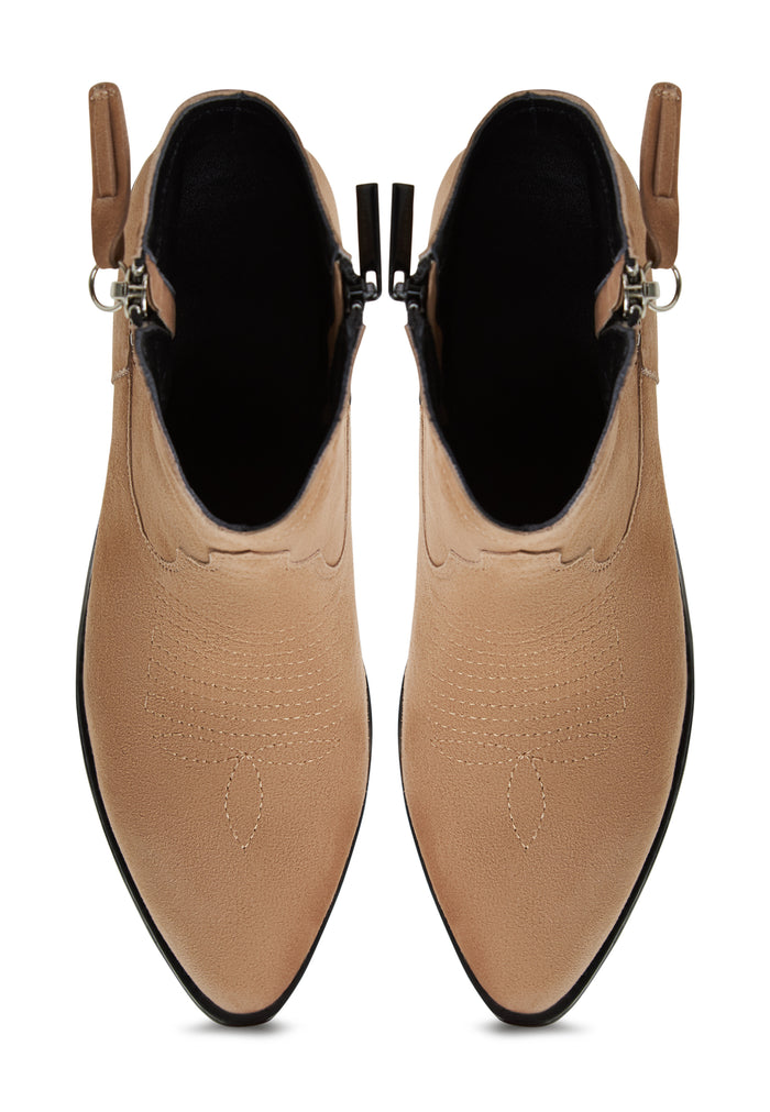 Leather Cowboy Boots Vicky - Brown