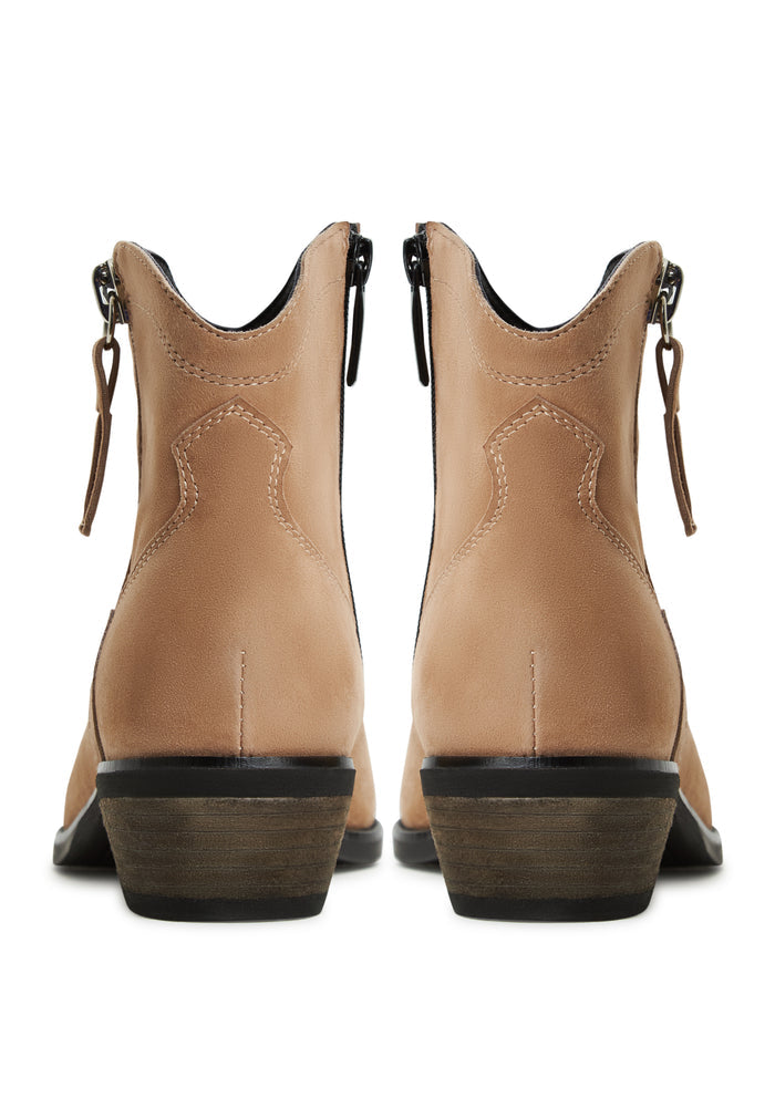 Leather Cowboy Boots Vicky - Brown