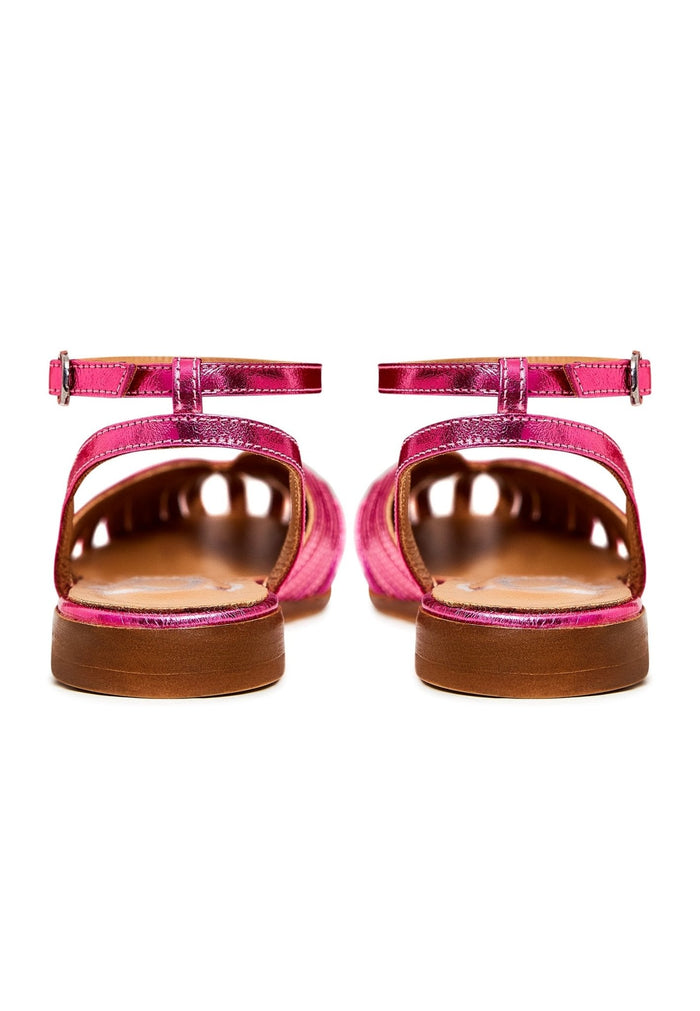 Leather Flat Sole Sandals - Cesare Gaspari - Sandals