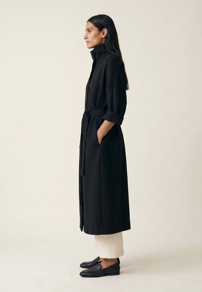 Leather Luxe Slip-Ons - Black